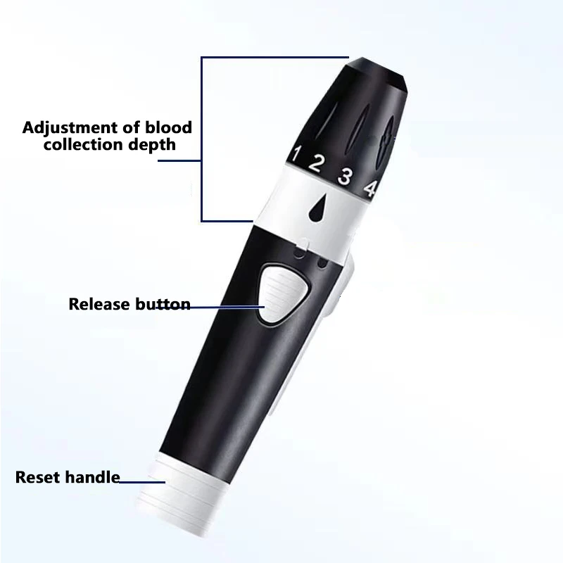 Bayer Contour Plus pluma de colección de sangre Original, ajuste de varias velocidades