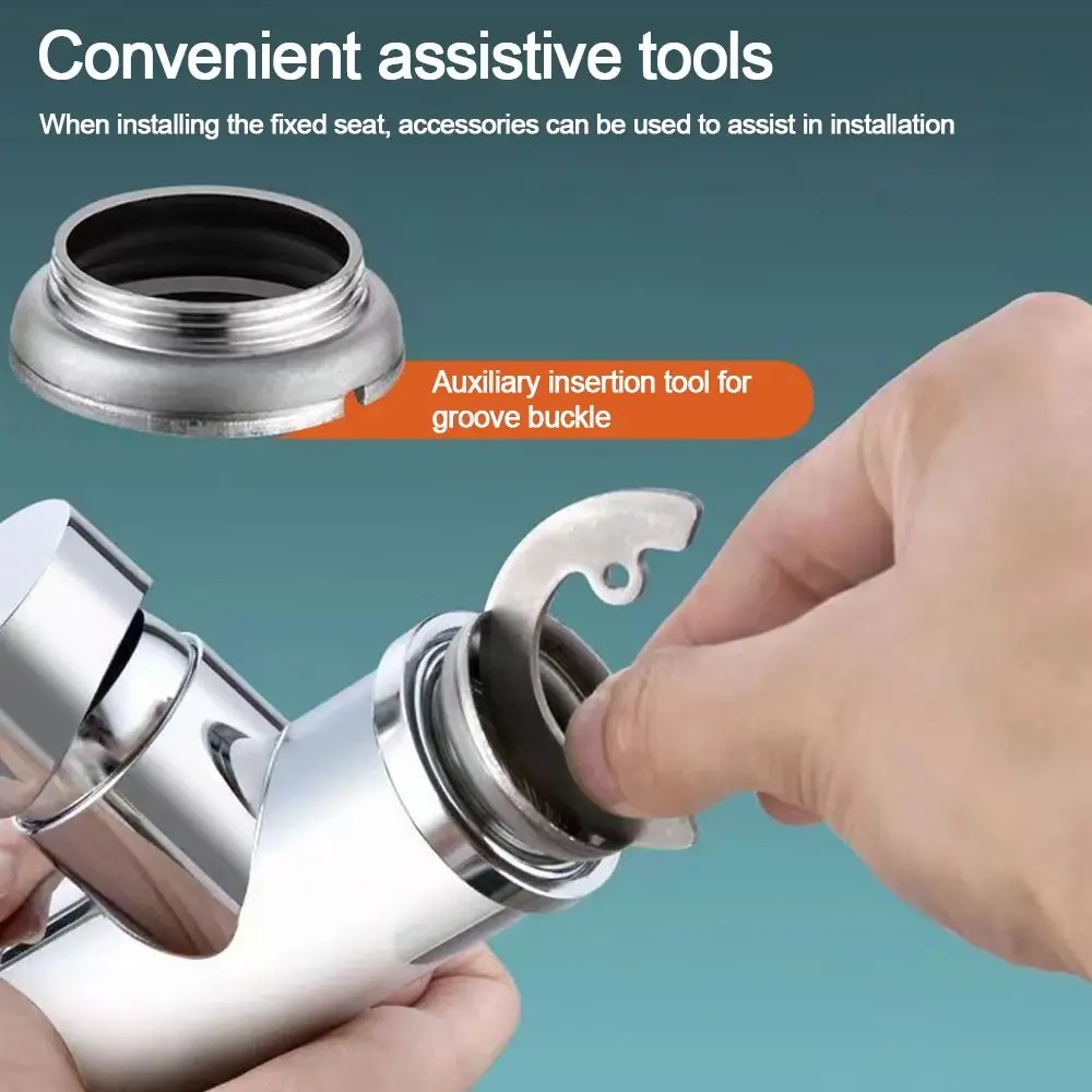 Quick Install Fixed Base Nut Fastening Circlip Faucet Anti-loosing Tap Fixed Base Holder Fixing Fitting Kit