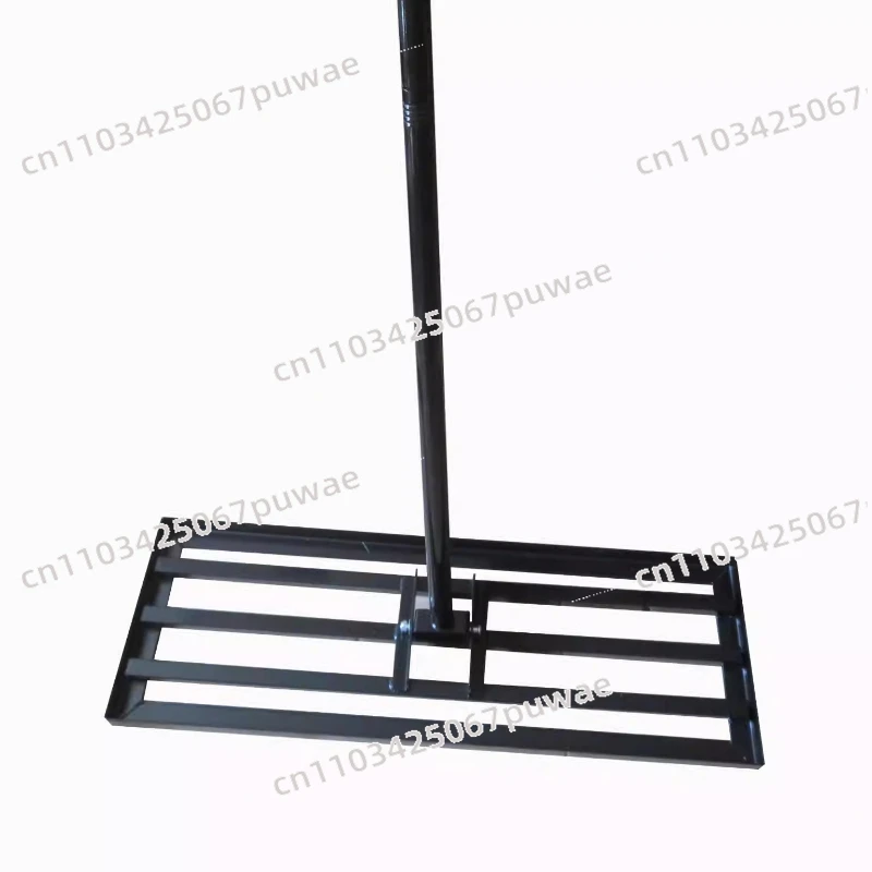 Lawn Leveling Rake Leveling Machine Soil Fertilizer Garden Farm Vegetable Stall Push-pull Leveler Flat Sand Rake 25CM*75CM