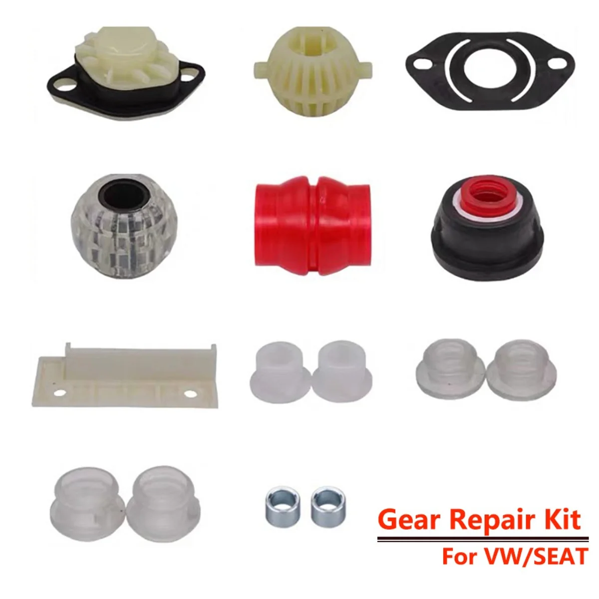1Set Front Gear Gearbox Shift Linkage Bush Repair Kit Manual Car Parts Replacement For SEAT Cordoba SEAT Ibiza II Inca Toledo I