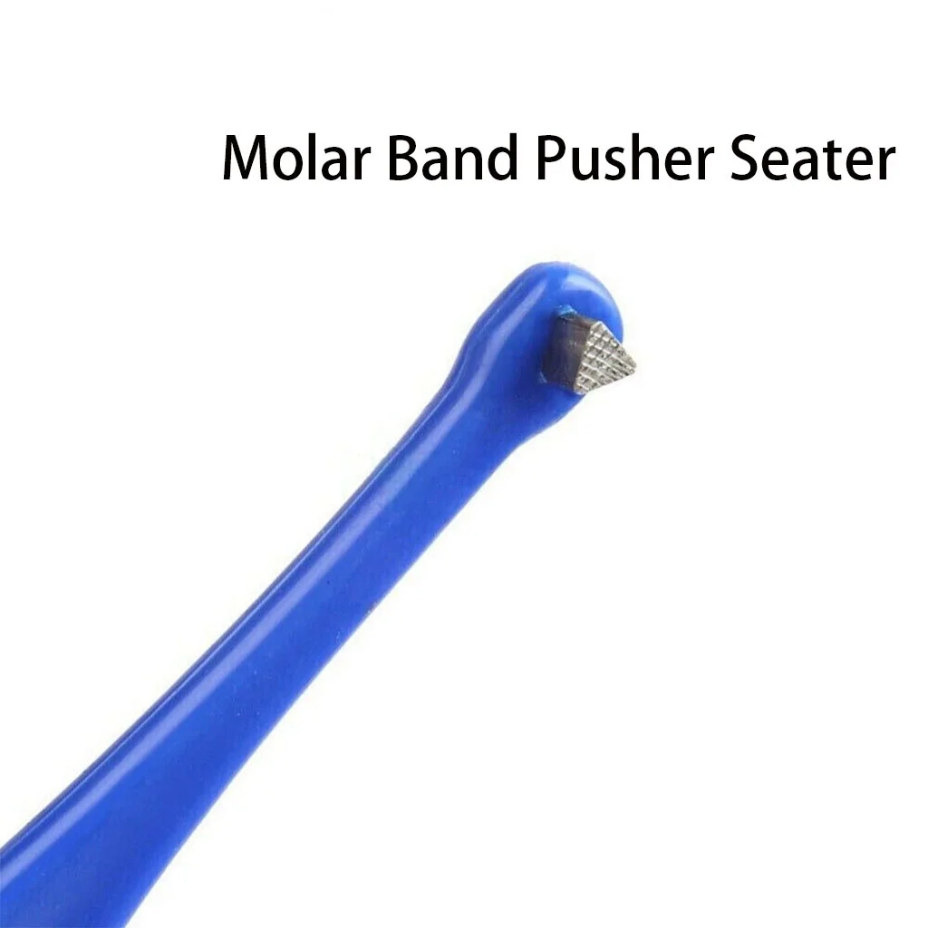 Dental Orthodontic Molar Band Pusher Seater Plastic Handle Ring Push Lift Bite Stick Seating Autoclavable Dentist Manual Tool