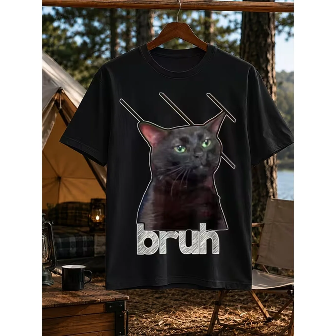 Product Image Men's Pattern T-shirt Short Sleeve  Fit  Printed , With Letters Design , Fitness Fitness Casual Summer Wear Fashion Gift ,breathable,comfortable