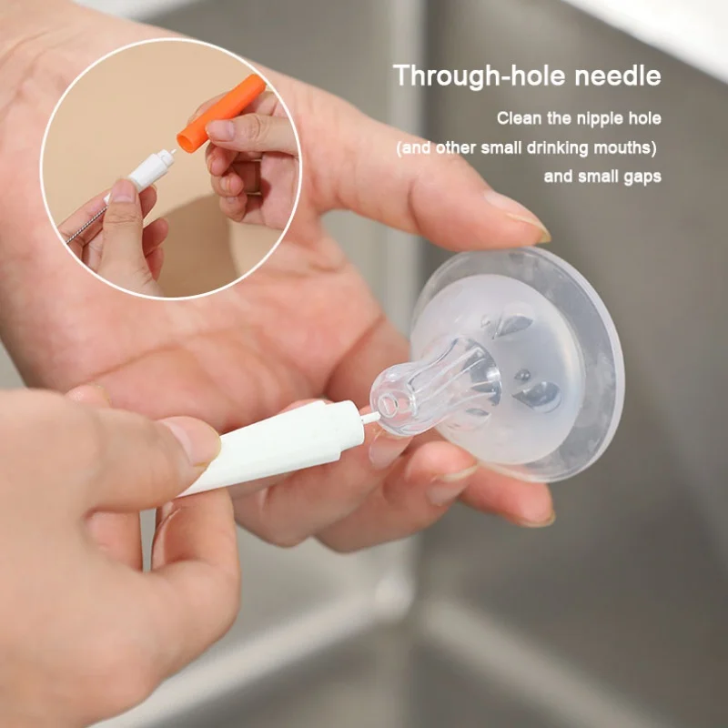 

Kitchen Cleaning Brushes Nylon Wire Bottle Straw Brush Household Cleaning Brush Cup Tube Bottle Straw Washing Cleaner Brush Tool