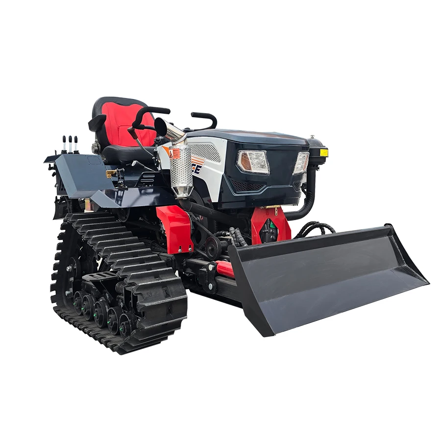 Ce Euro5 puissance motoculteur marche tracteur Mini motoculteur main Micro chenille rotatif motoculteur avec moteur diesel