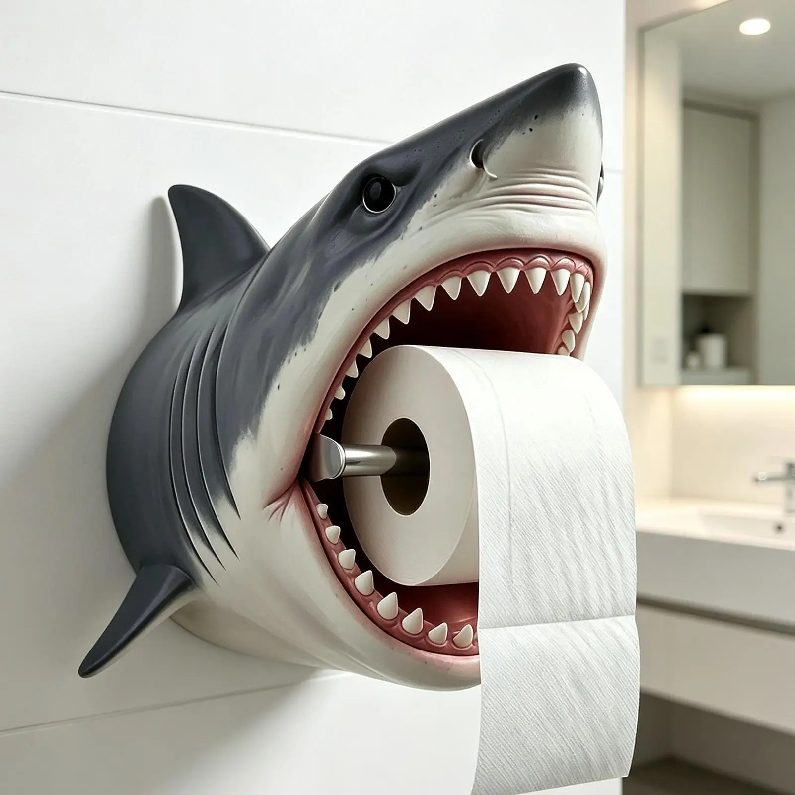 Animal Toilet Paper Holder Bathroom Tissue Roll Organizer Sea Beach Theme Wall Toilet Paper Holder for Restroom RV Home Kitchen