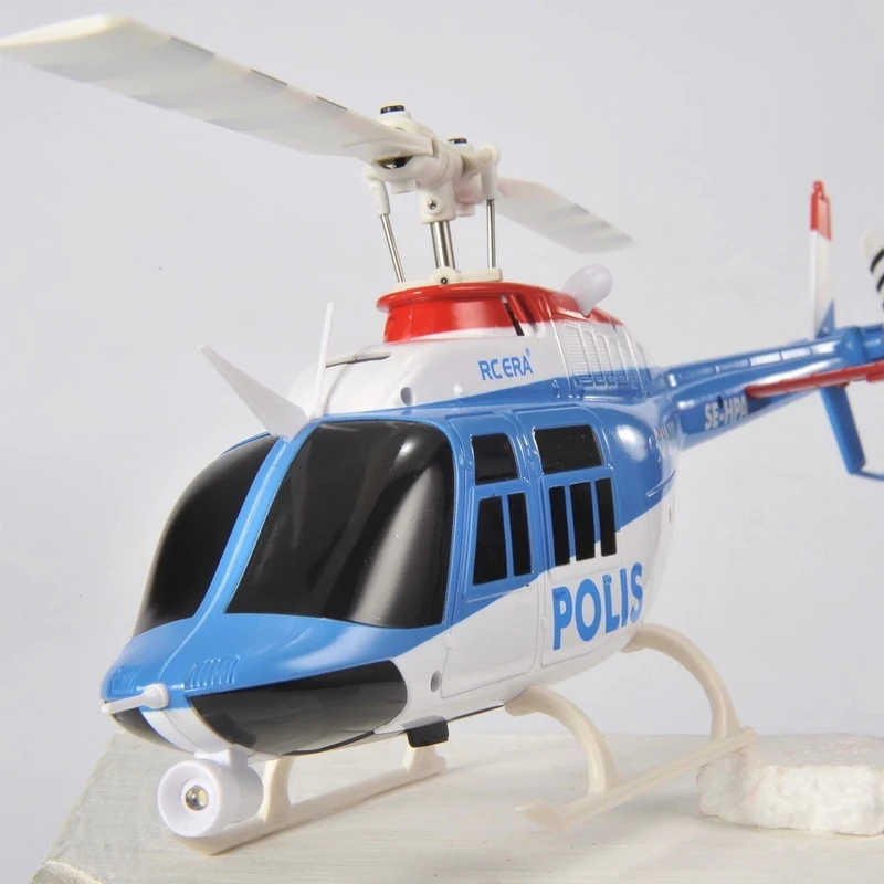2025 nuevo C138 Pro1:33 campana de simulación 206 posicionamiento de flujo óptico 2,4g modelo de helicóptero sin escobillas de Control remoto a escala completa