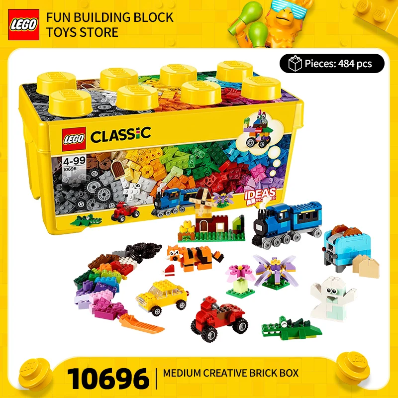 

Lego Blocks 10696 10714 Classic Creative Assembly Block Box Small Particle Puzzle Toys Men's and Women's Gifts