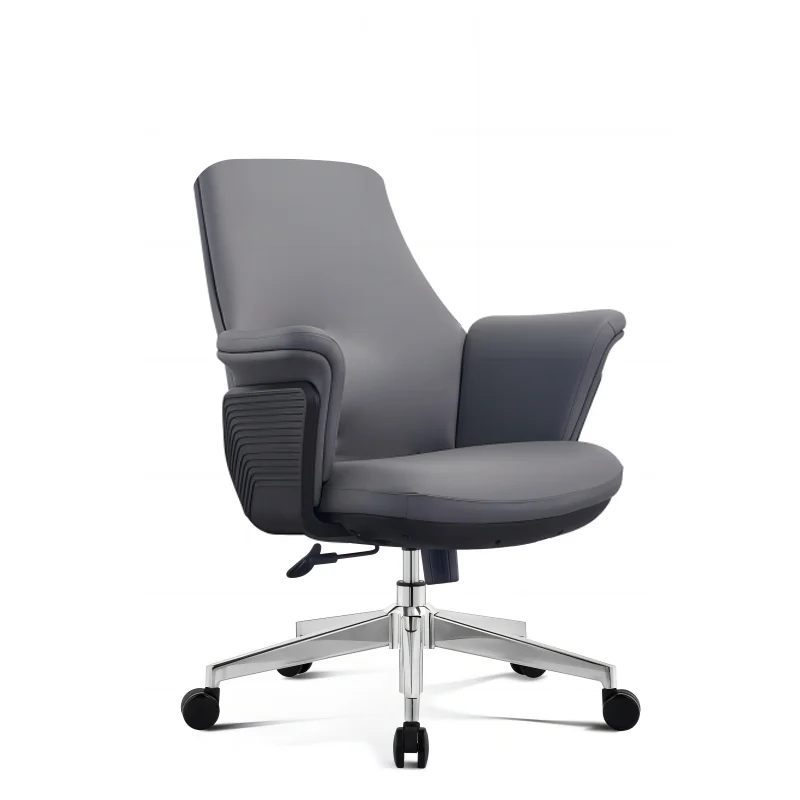 كرسي مكتب فاخر رخيص حديث كبير الحجم كرسي مكتب تنفيذي مريح أثاث موبليس معدني قابل للدوران للتأمل الاسكندنافي #6