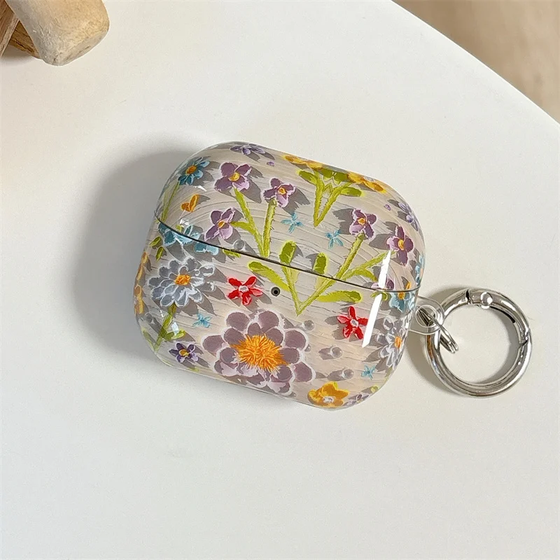 Per Samsung Galaxy Buds 3 Pro Buds3 Custodia per cuffie Coreano Fiore carino Cover Custodie per cuffie in silicone per Buzz 3 Pro Auricolare Funda