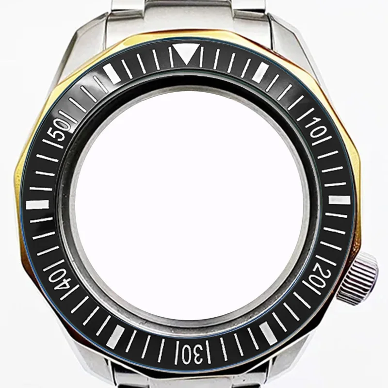 38x30.7mm Bezel keramik Sunray, Bezel keramik sisip cocok untuk SKX007 SKX009 SRPD 40mm casing NH35 NH34 GMT gerakan otomatis W