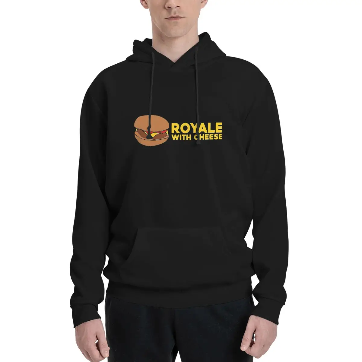 

Royale With Cheese Polyester Hoodie Men's Sweatershirt Warm Dif Colors Sizes