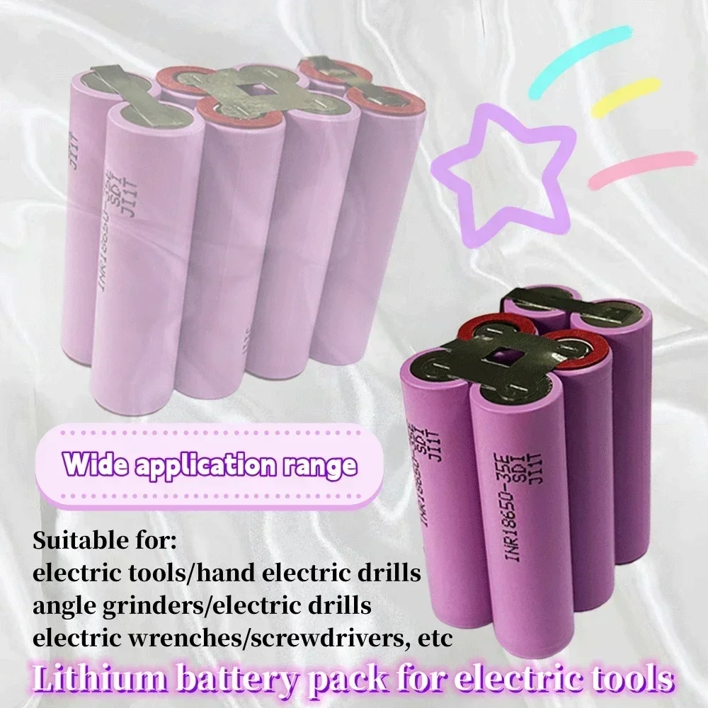 ترقية حديثا 10.8 فولت-18 فولت 7000 مللي أمبير INR18650-35E سلسلة اتصال 18650 بطارية حزمة ، 18 فولت 7.0ah مفك البراغي بطارية مخصصة #2