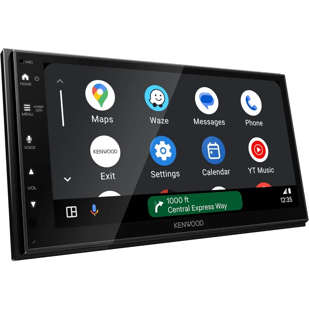 Receptor multimídia digital CarPlay Android Auto Bluetooth Touchscreen USB espelhamento
