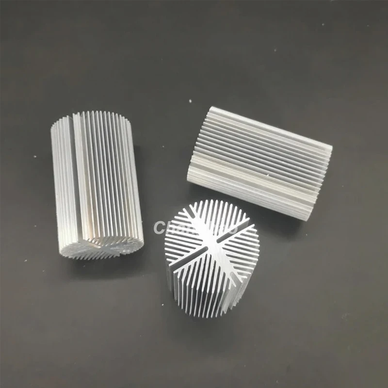 38x60mm 6063 Aluminum Round Heat Sink for 8W High Power Leds