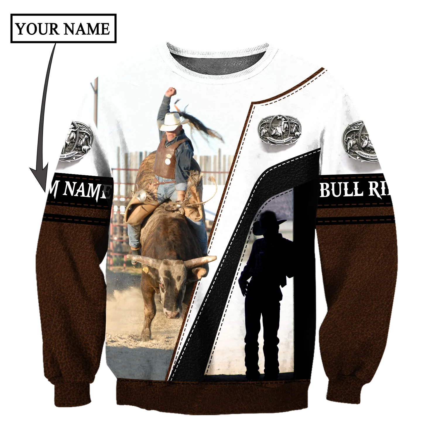 Personalized Name Bull Riding 3D All Over Printed Men Hoodie Unisex Hooded sweatshirt Streetwear Casual zipper hoodies DK438