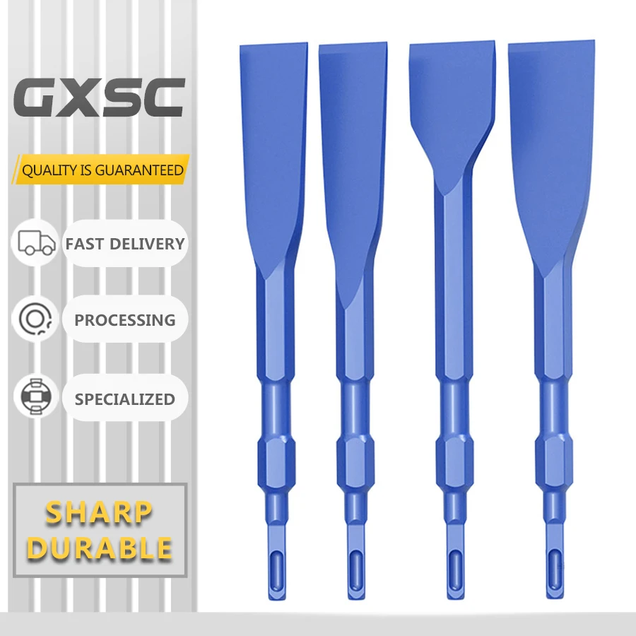 High hardness Electric hammer impact drill square handle hexagonal handle electric pick shovel chisel slotted through the wall