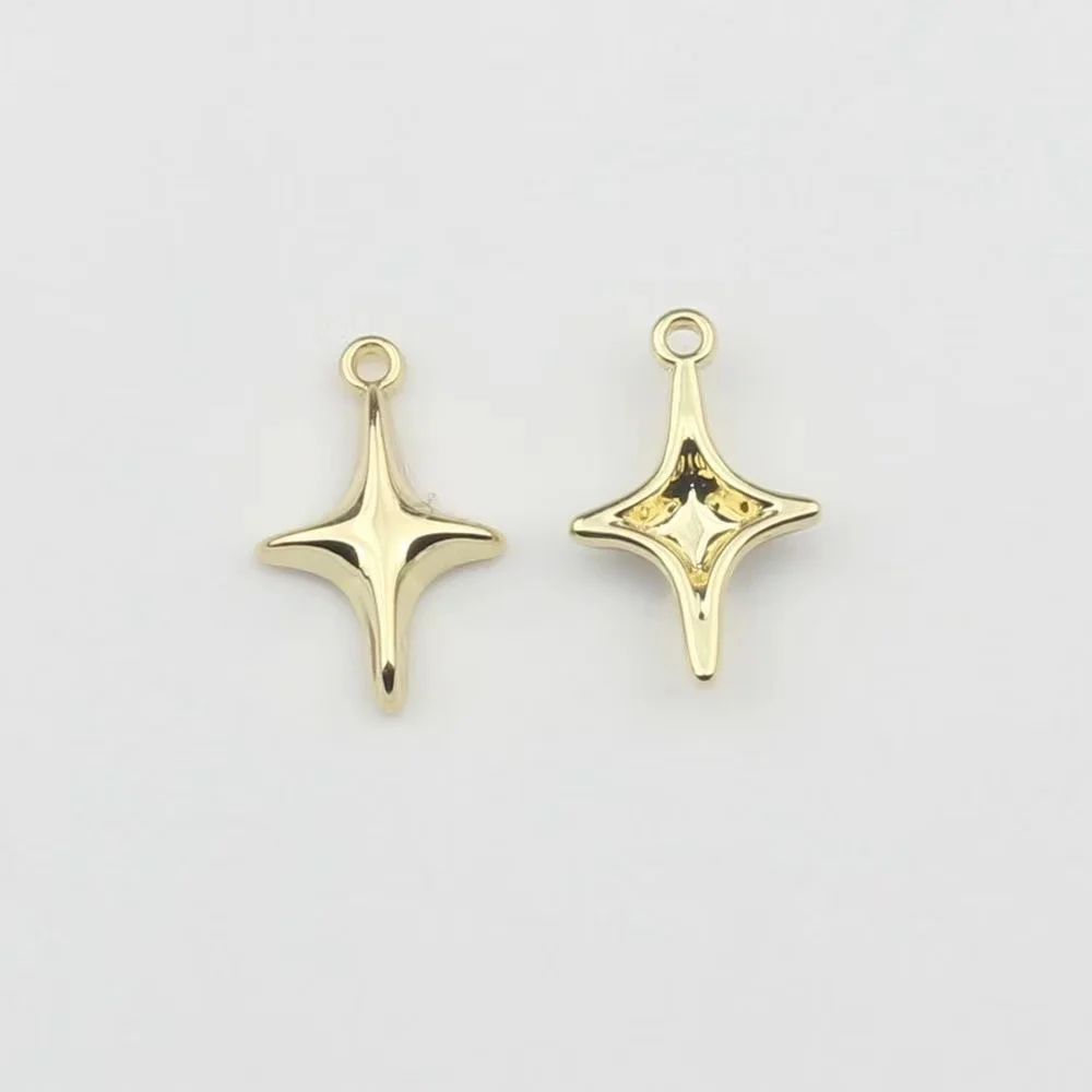 30Pcs Stars Enamel Charms Meteor Alloy Pendant for Jewelry Findings Making Handmade Earrings Bracelet Necklace Diy Accessories