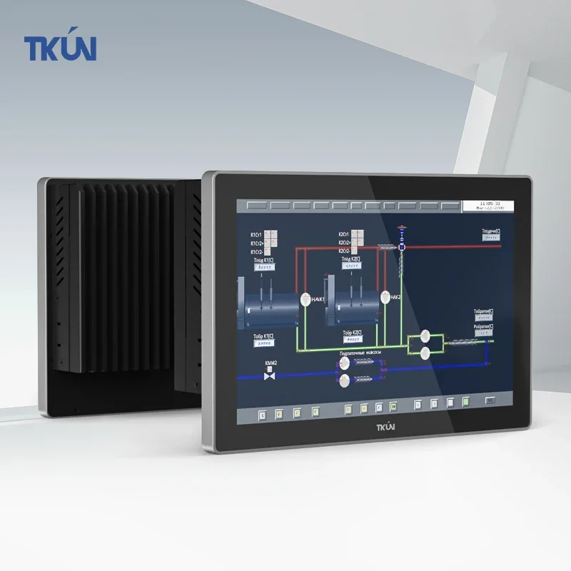 11th 1280x800 Anti-Glare Embedded 10.1 Inch Touch Screen IPC Industrial panel PC all-in-one Computer with Power Protection