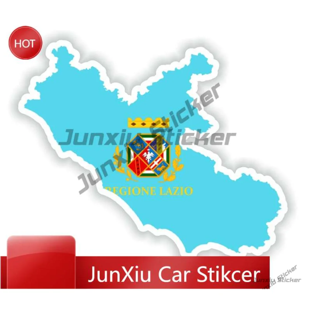 

Lazio Italy Sticker High Quality Exterior Decor For Bumper Truck UV Resistant Decoration Auto Accessories Exterior Vinyl Decal