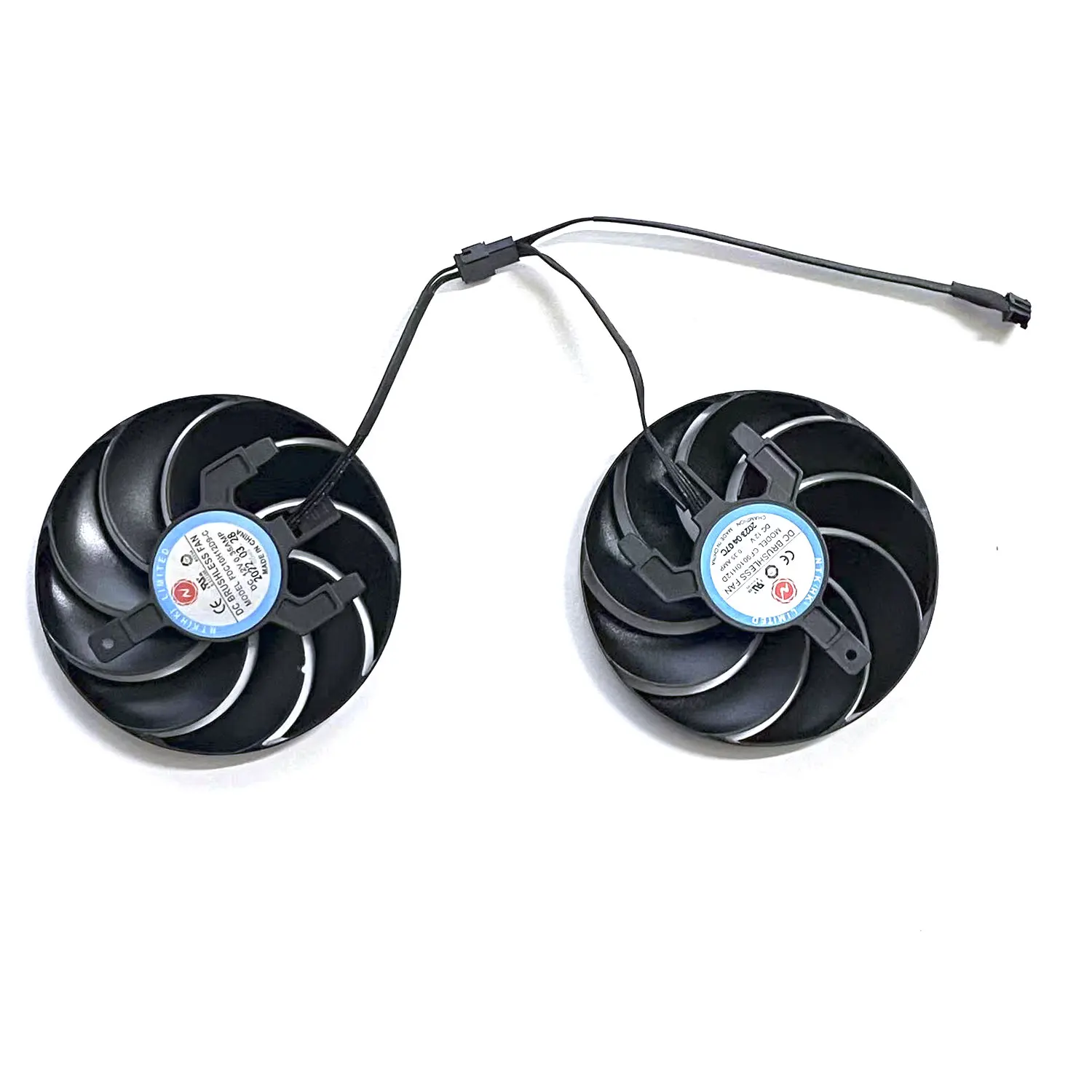 New 4PIN DC 12V 0.35A FDC10H12D9-C 87MM RX 6600XT GPU Fan for Sapphire Radeon RX 6600 RX 6600XT 8G D6 Platinum Edition