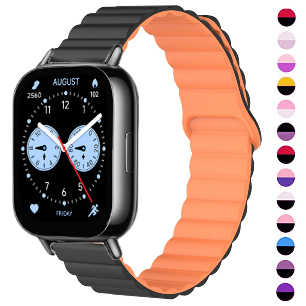 22mm Magnetic Silicone Band For Redmi Watch 5 active Sport Bracelet Correa For Xiaomi Redmi Watch 5 Lite Soft Loop Wrist Straps