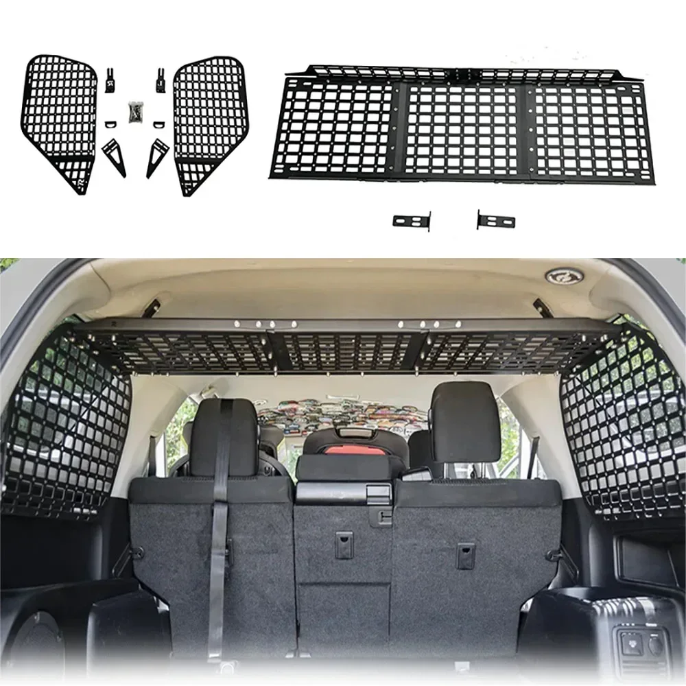 

Car Rear Boot Trunk Window Luggage Storage Organizer Hanging Board Kit For Toyota 4Runner 2010-2022 4x4 Off-road Accessories