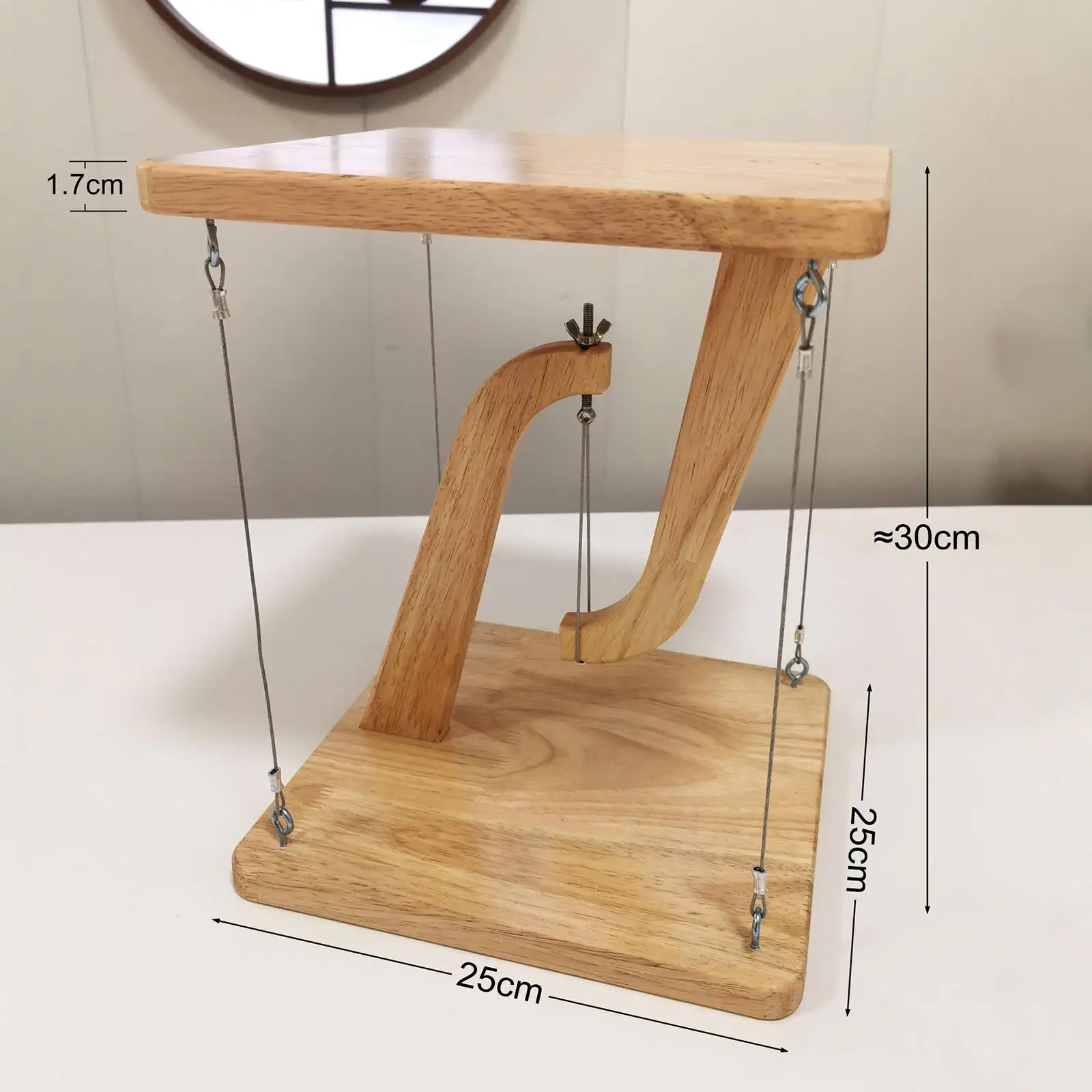 Tensegrity ตารางไม้การเรียนรู้การศึกษาของเล่นสําหรับห้องนอนห้องนั่งเล่น