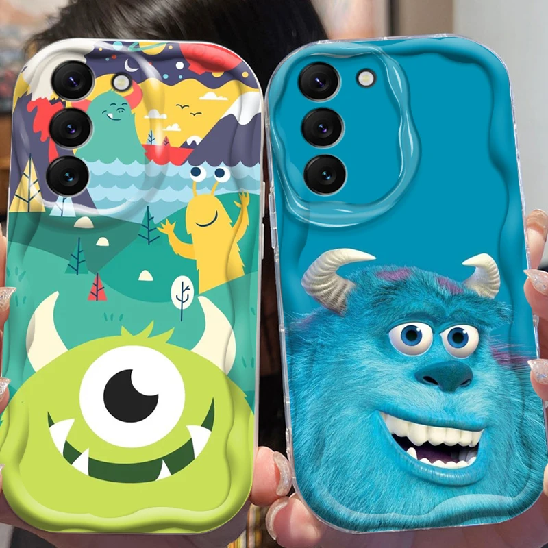 Disney Monsters University For Samsung S24 S23 S21 S20 Ultra Plus FE A73 A72 A71 A51 A31 A05S A05 A04 5G Wave Oil Funda