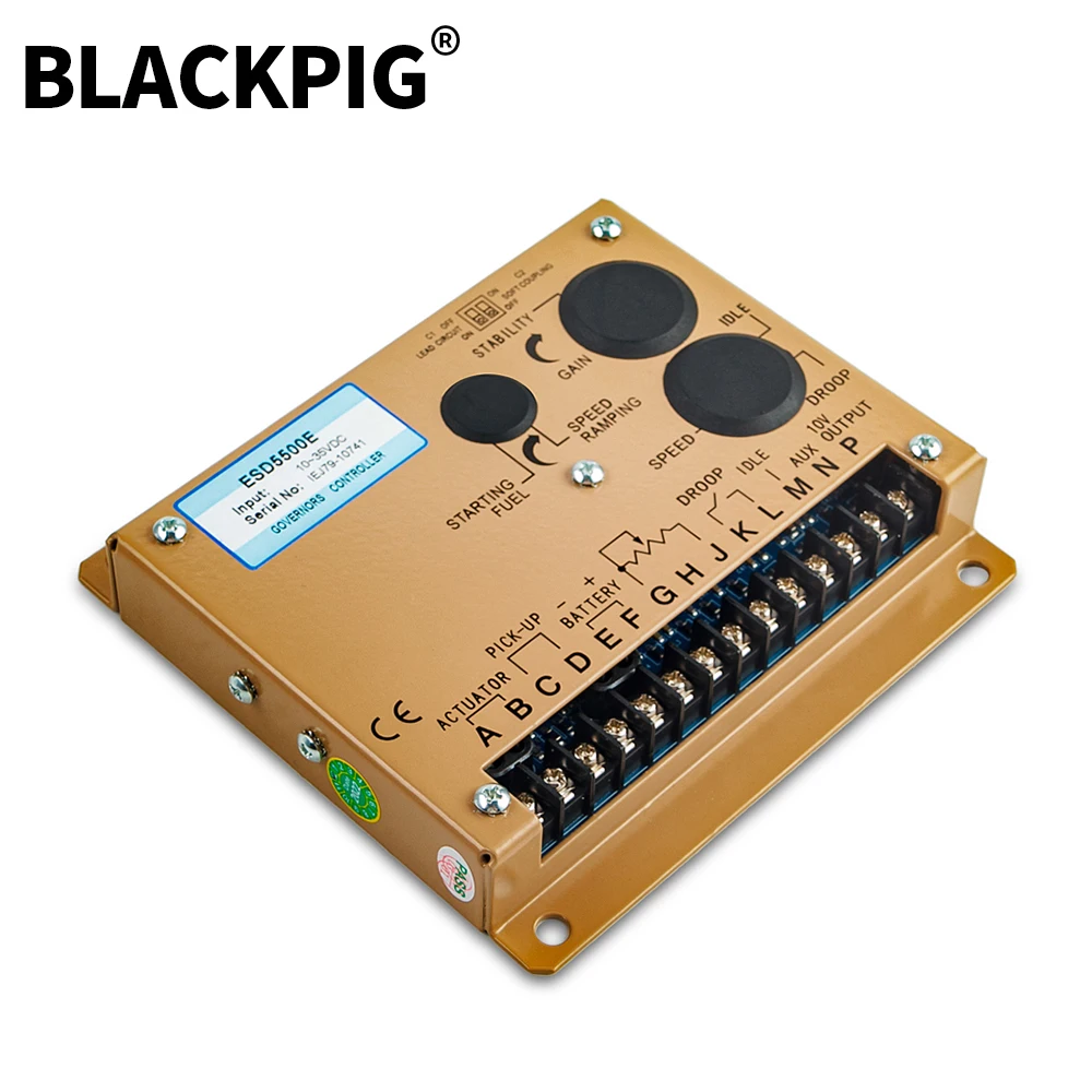 Imagem -02 - Módulo Controlador de Velocidade Gerador Diesel Regulador de Velocidade Elétrico Unidade de Controle de Peças de Alta Qualidade Esd5500e