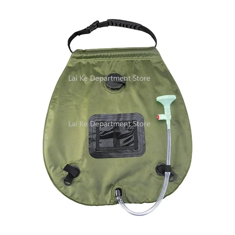

Factory OEM 20L outdoor PVC Hiking travelling Beach portable pool camping solar bath shower heating water bag