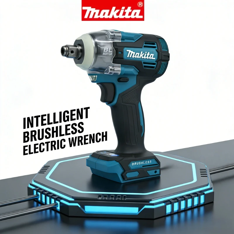 

Makita TW004G 18V Brushless Impact Wrench Ergonomic Handle for Car Tire Lug Nut Automotive Repair Power Tool（only tool）