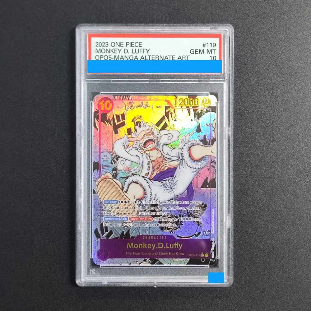 Tarjeta Coleccionable Proxy DIY 2023 ONE PIECE MONKEY D. LUFFY 119, Tarjeta de Arte Especial Rara con Etiqueta Holográfica, Regalo, Juguete
