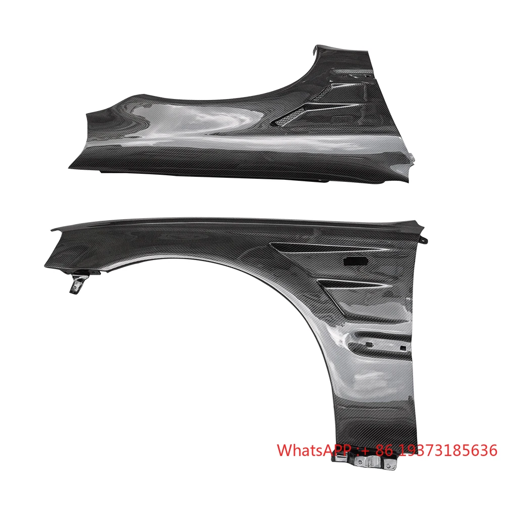 Carbon Fiber Side Bumper Fender Vents Trim with Hole Auto Part for Honda Civic K8 99 1999-2000 Auto Tuning