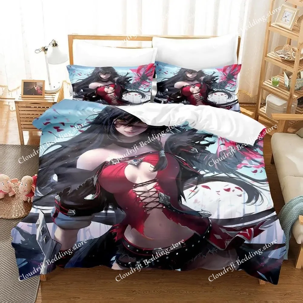 

Tales Of Berseria Bedding Set Single Twin Full Queen King Size Bed Set Adult Kid Bedroom Duvet Cover Sets 3D Game Bed Sheet Set