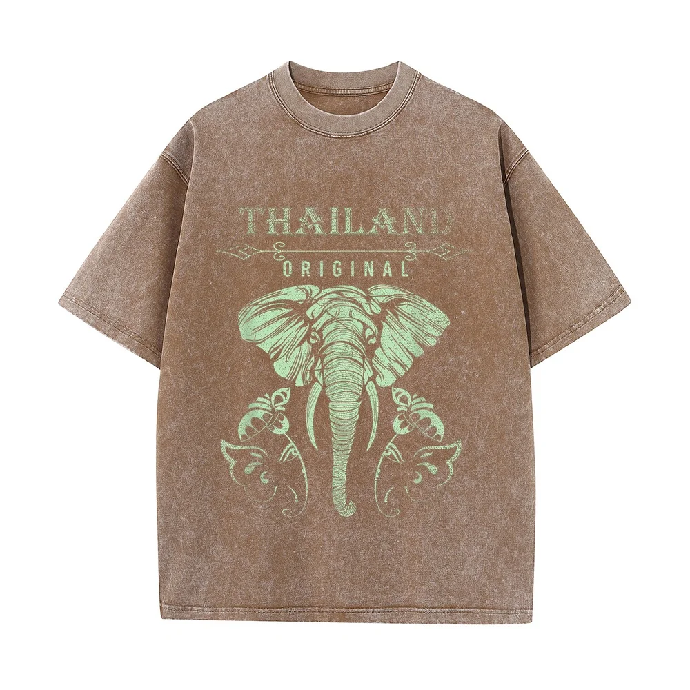 Thailand Original T-Shirt Men's Clothing Women's T-Shirts Cotton T Shirt Gift Text Printed Tee Graphic Short Sleeve Funny Quote