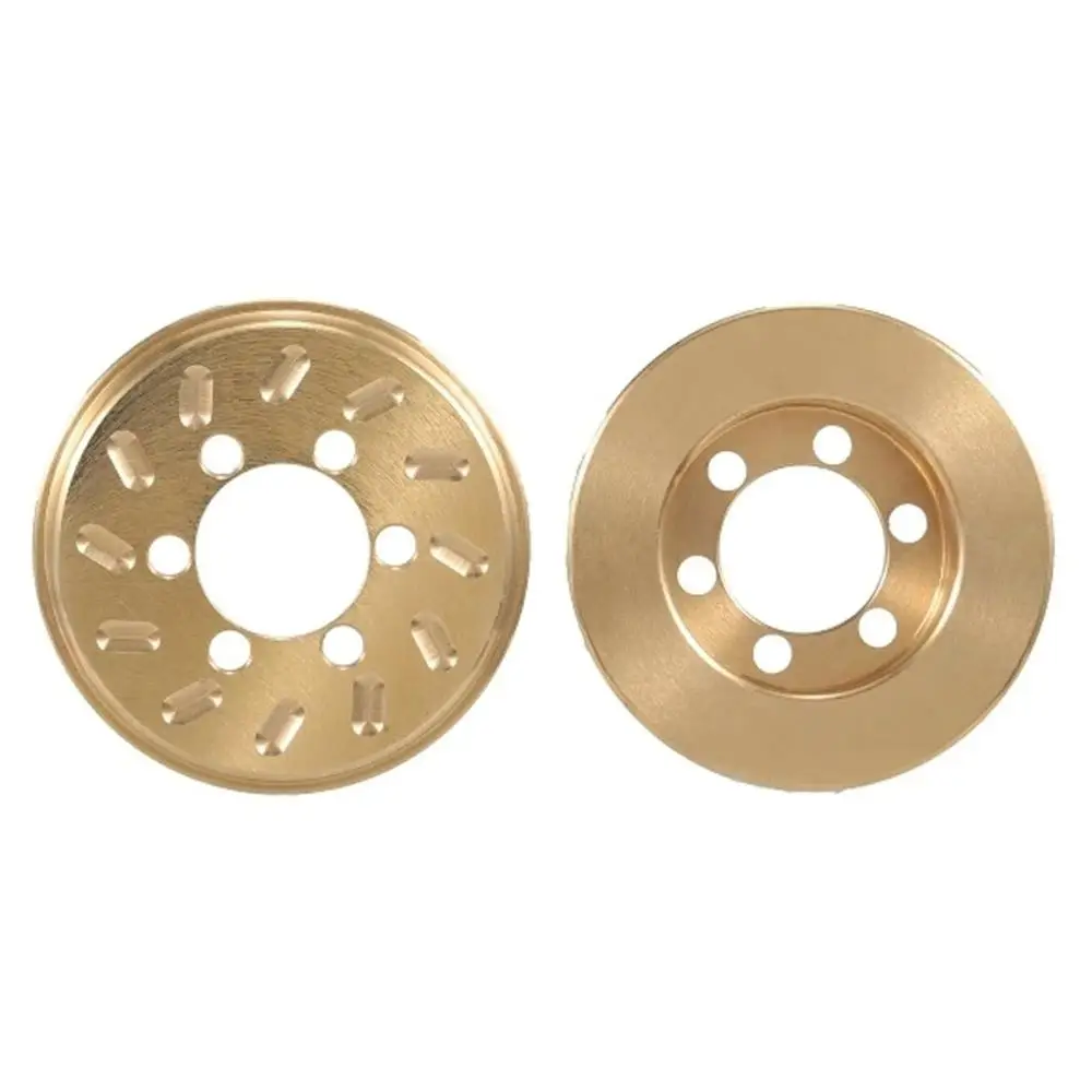 

2PCS Brass 63g Internal Counterweight for 1.9 2.2 inch Wheel Rims Axial SCX10 90046 D90 TF2 Trxs TRX4