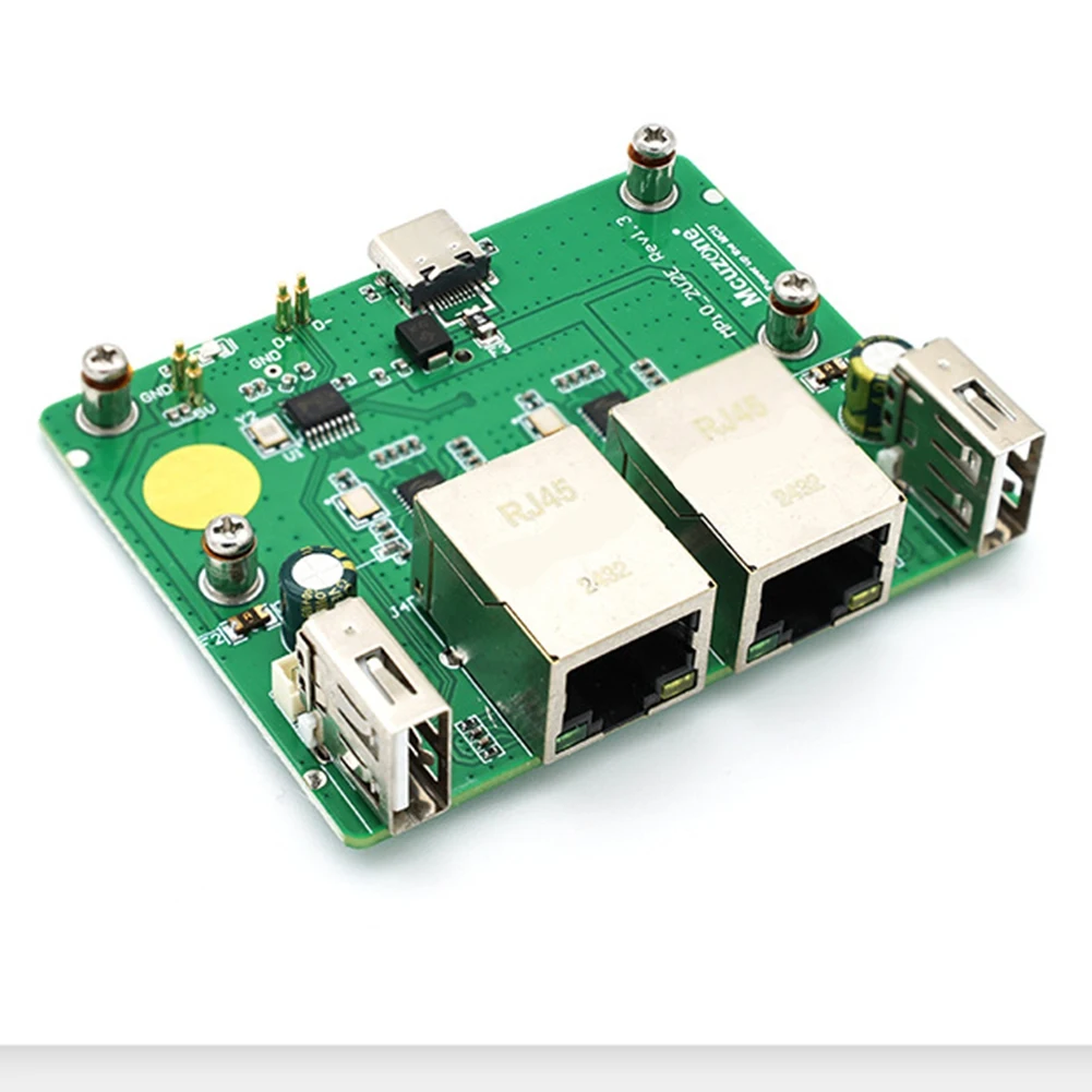 abpo-1-ピース-ロットゼロ-2w-デュアルネットワークポート拡張ボード-usb-ハブ拡張ドック-rj45-イーサネットハブモジュール-b