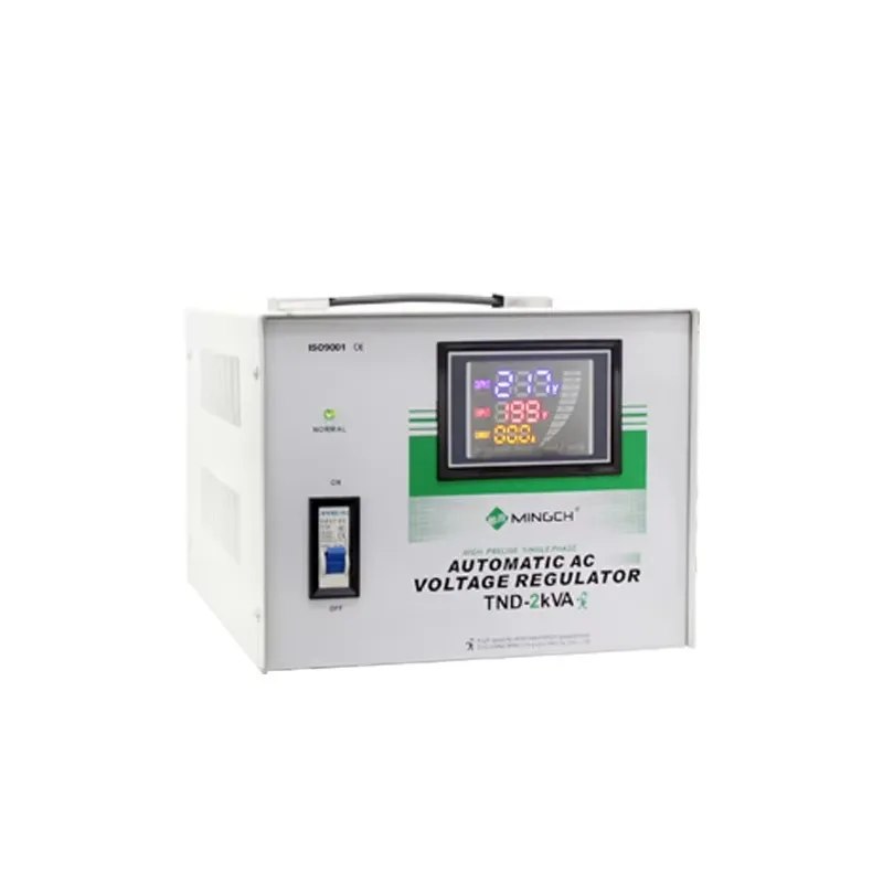 5eMingch High Quality 220V Single Phase Automatic Voltage Regulator (AVR) 2Kva/5Kva/10Kva AC Current Input for TND Usage