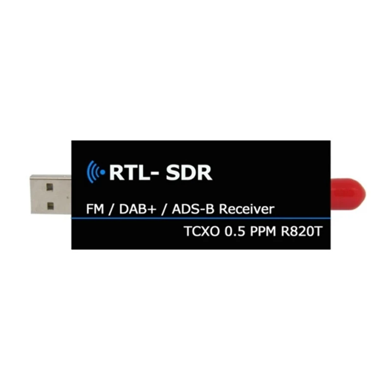 Receptor Digital SDR de banda completa, receptor de Radio duradero y fácil de instalar, Interfaces USB, 100Khz-1,7 Ghz, amplia gama de frecuencias