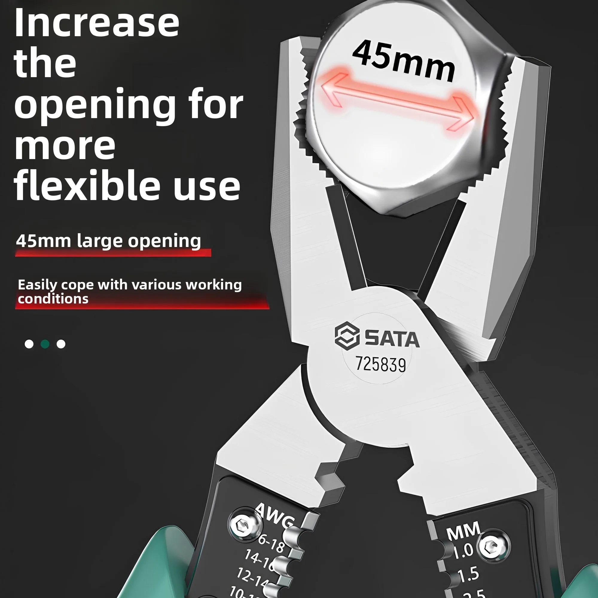 

Multifunctional Wire Stripping Pliers Electric Special Industrial Grade Steel Wire Daquan Multifunctional Pliers