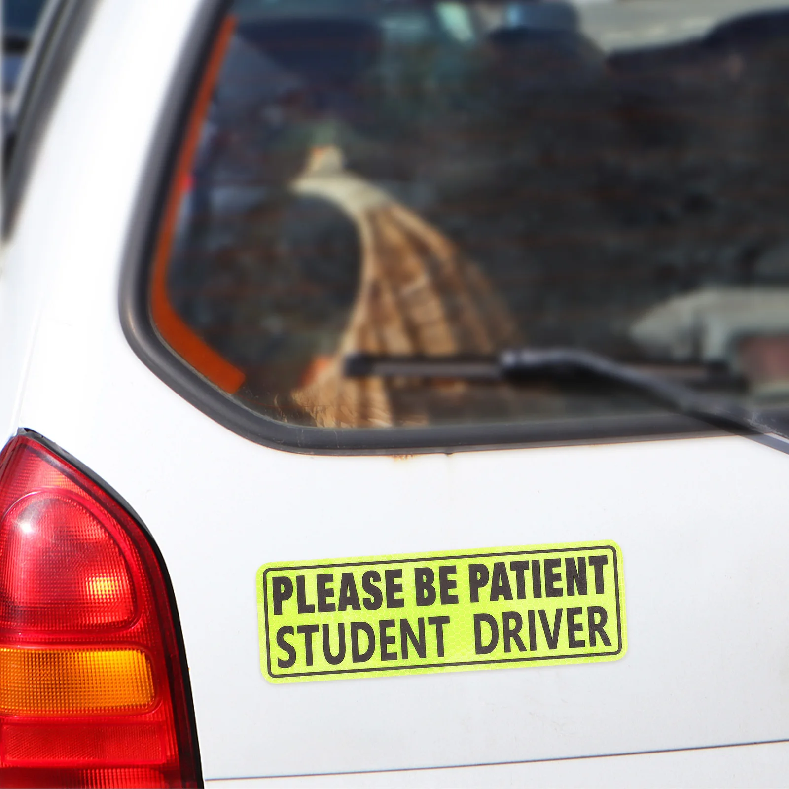 

2 шт. автомобильные наклейки StudentDriver бампер наклейка многоразовые немагнитные прочные материалы для окружающей среды привлекают внимание ReduceAccidents