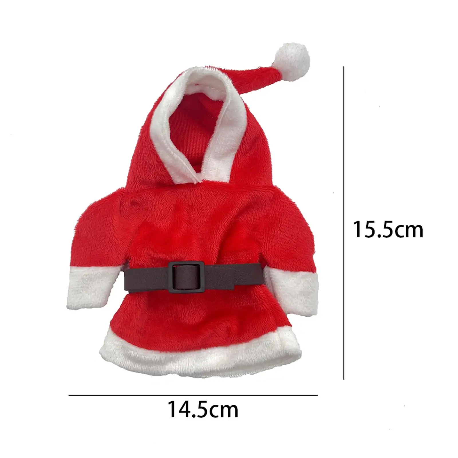 Festive Gear Shifter Knob Cover with Hoodie Design Soft Crystal Fabric for Car Interior Accessories