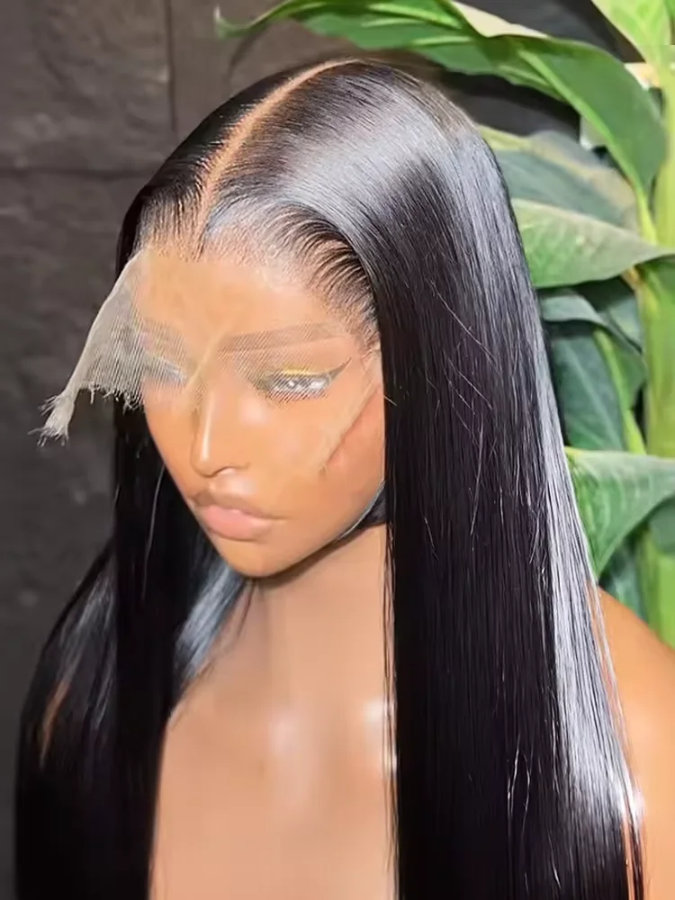 220% 40 42 بوصة 13x6 العظام مستقيم HD الدانتيل الجبهة خصلات الشعر المستعار الإنسان البرازيلي قبل قطعها 250 الكثافة الدانتيل الباروكة الأمامية للنساء