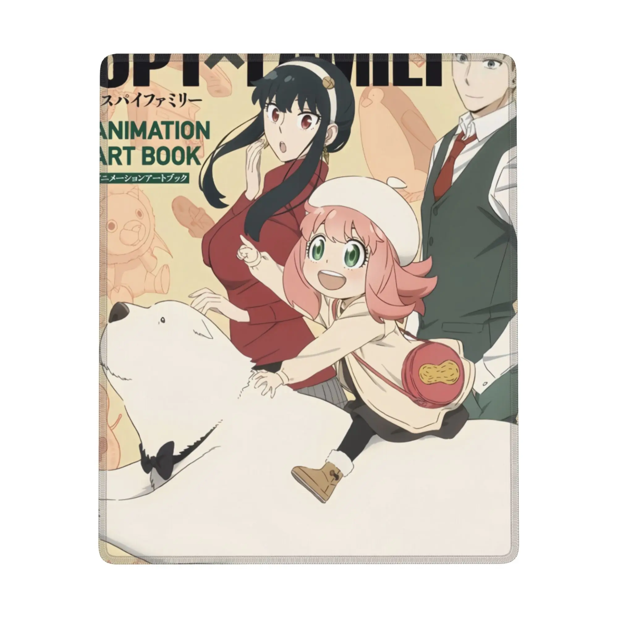 

SPY x FAMILY rubber mouse pad Non-Slip Desktop Leather Waterproof Anti-Scratch Easy To Clean Mat For PC Laptop Desktop