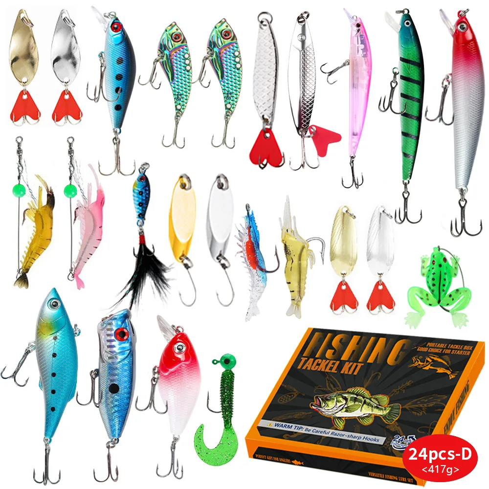 

Fishing Advent Calendar 2025 24 Days of Fishing Lure Christmas Countdown Suitable Gifts For Anglers Adult Men Fishermen