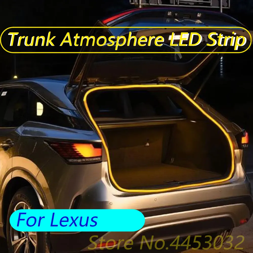 سيارة جذع شرائط مصباح لكزس CT 200 ES 300 RX 350 LS NX IS LC GS LX 570 RC UX LED مصباح لتهيئة الجو الداخلي 12 فولت 4 متر #2