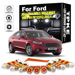 TPKE LED Interior Map Dome Trunk Car Light Kit For Ford Mondeo MK1 MK2 MK3 MK4 III IV 1992- 2008 2009 2010 2011 2012 2013 2014
