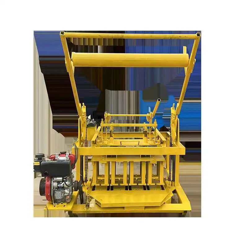 Mobile Concrete Block Making Machine diesel Egg Laying Concrete Block Manual Brick Making Machine Price