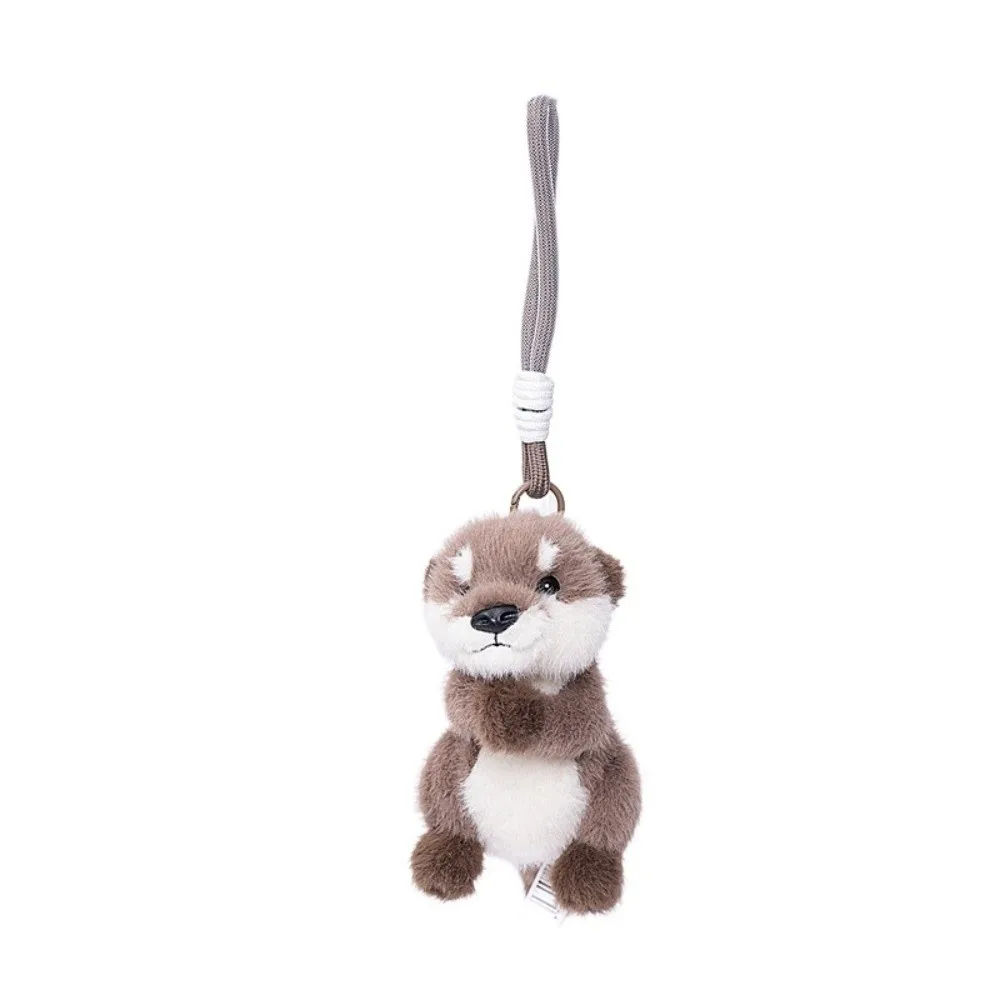 Nouveau Pendentif Doux et Mignon en Peluche Otter Anime Kawaii 15/25/35cm, Compagnon en Peluche Otters Moelleux, Cadeaux d'Anniversaire pour Enfants