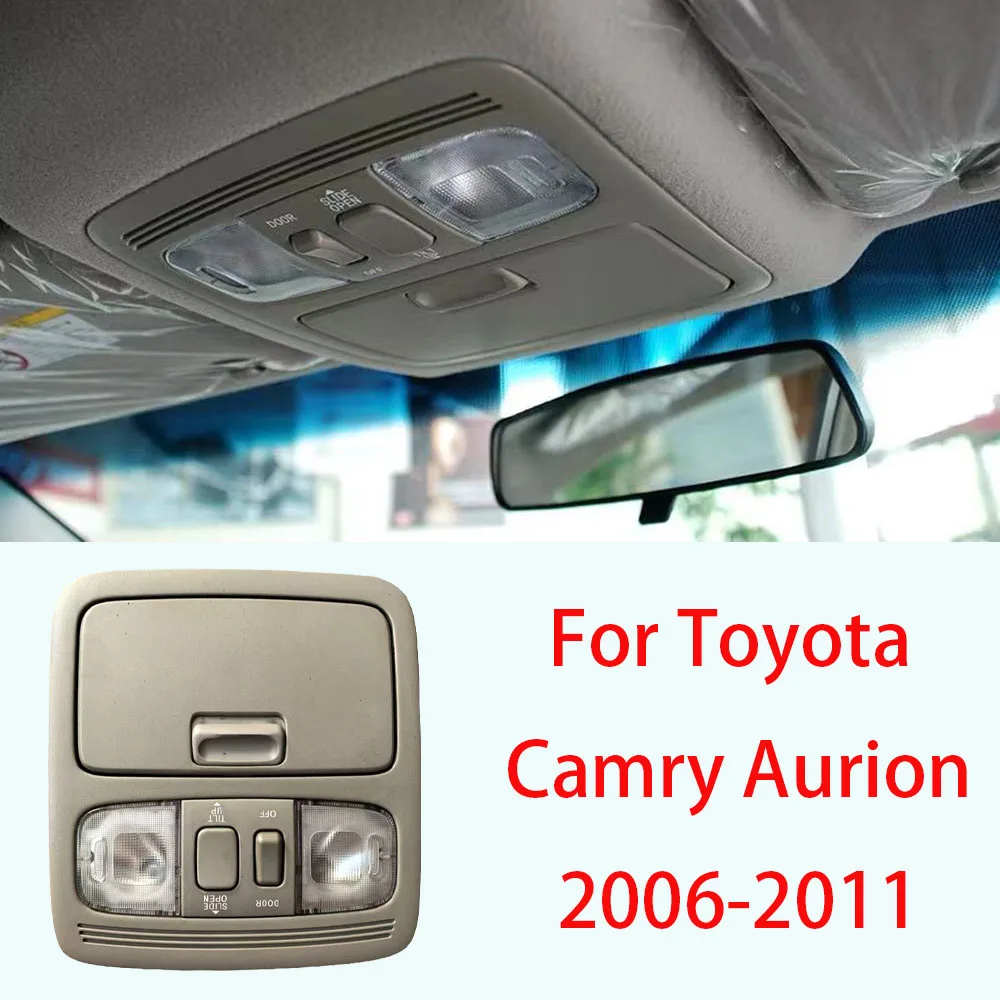 

LINGJIE Front Reading Light For Toyota For Camry Aurion 2006 2007 2008 2009 2010 2011 Indoor Light light Sunroof switch